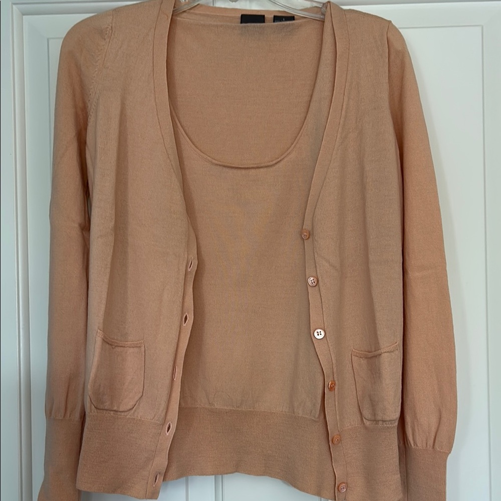 Women's Tan Sweater 2 piece Set